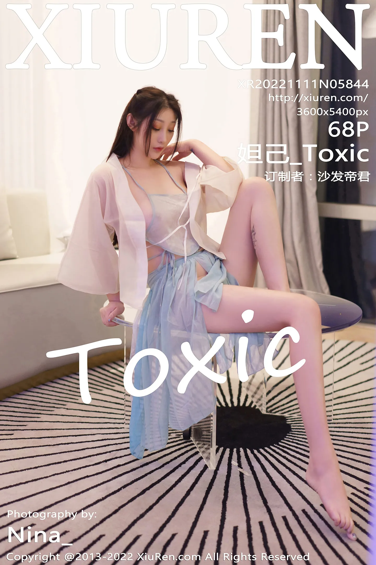 [XiuRen秀人网]No.5844_女神妲己_Toxic心愿旅拍性感浅色古装服饰秀雪峰美臀诱惑写真68P-秀人网 - XiuRen.Space